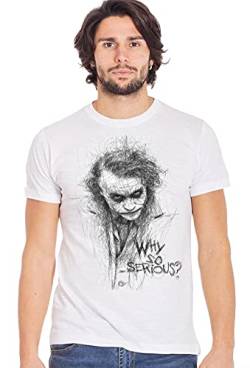 street style Joker Statato 18-38 T-Shirt Urban Men für Herren, 100% Baumwolle, geflammt, Weiß/Schwarz, Medium von street style
