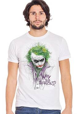 street style Joker Statato 18-38 T-Shirt Urban Men für Herren, 100% Baumwolle, geflammt, Weiß / Farbe, Medium von street style