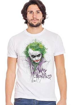 street style Joker Statato 18-38 T-Shirt Urban Men für Herren, 100% Baumwolle, geflammt, Weiß / Farbe, XL von street style