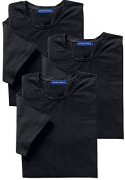 stroendberg Herren T-Shirts, 3er-Pack, schwarz, M - XXL von stroendberg