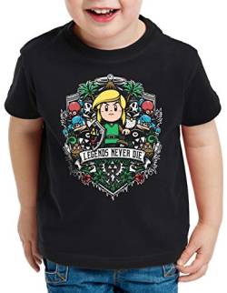 style3 Cocolint Legend T-Shirt für Kinder Awakening Switch Hyrule, Farbe:Schwarz, Größe:128 von style3