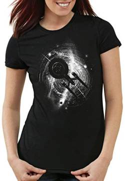 style3 Enterprise in Space Damen T-Shirt NCC-1701 Trekkie Trek, Größe:XXL von style3