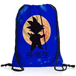 style3 Goku Dragon Moonlight Rucksack Tasche Turnbeutel Sport Jute Beutel, Rucksack Farbe:Motiv 1 von style3