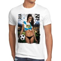 style3 Print-Shirt Bayern Fussball Girl Herren T-Shirt München Oktoberfest EM 2024 Fan von style3