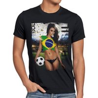 style3 Print-Shirt EM 2024 Soccer Girl Herren T-Shirt Fußball Europameisterschaft Trikot von style3