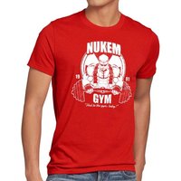 style3 Print-Shirt Herren T-Shirt Nuke Gym ego shooter dos doom baby von style3