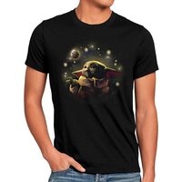 style3 Print-Shirt Herren T-Shirt The Baby yoda wars boba fett mandalorian andor star von style3