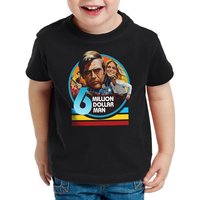 style3 Print-Shirt Kinder T-Shirt Der Sechs Millionen Dollar Mann tv serie staffel osi von style3