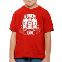 style3 Print-Shirt Kinder T-Shirt Nuke Gym ego shooter dos doom baby von style3