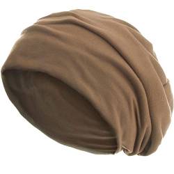 style3 Slouch Beanie aus atmungsaktivem, feinem und leichten Jersey Unisex Mütze Haube Bini Einheitsgröße von style3