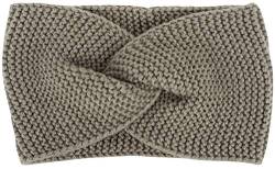 styleBREAKER Damen Feinstrick Stirnband mit Twist Knoten, Krausstrick Muster, warmes Winter Haarband, Headband 04026054, Farbe:Grau von styleBREAKER