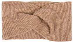 styleBREAKER Damen Feinstrick Stirnband mit Twist Knoten, warmes Winter Haarband, Headband 04026047, Farbe:Braun von styleBREAKER