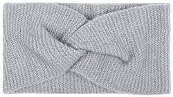 styleBREAKER Damen Feinstrick Stirnband mit Twist Knoten, warmes Winter Haarband, Headband 04026047, Farbe:Grau von styleBREAKER