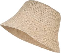 styleBREAKER Damen Fischerhut aus luftig gewebtem Papierstroh, Faltbarer Knautschhut, Sonnenhut, Bucket Hat 04025032, Farbe:Beige von styleBREAKER