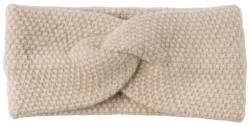 styleBREAKER Damen Strick Stirnband mit Reiskorn Strickmuster und Twist Knoten, warmes Winter Haarband, Headband 04026064, Farbe:Beige von styleBREAKER