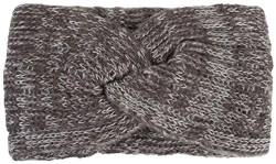 styleBREAKER Damen Strick Stirnband mit Rippen Muster, Twist Knoten, warmes Winter Haarband, Headband 04026041, Farbe:Dunkelgrau meliert von styleBREAKER