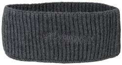 styleBREAKER Damen Strick Stirnband mit Rippenmuster, styleBREAKER Logo Stick, warmes Winter Haarband, Headband 04026068, Farbe:Dunkelgrau meliert von styleBREAKER