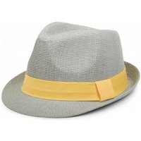 styleBREAKER Trilby (1-St) Trilby Hut mit farbigem Zierband von styleBREAKER