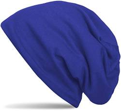 styleBREAKER Unisex Beanie Mütze Einfarbige mit Thermo-Fleece Futter, warme Winter Mütze gefüttert 04024008, Farbe:Royalblau von styleBREAKER