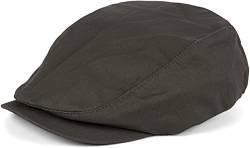 styleBREAKER Unisex Cabrio Cap einfarbig, Schiebermütze, verstellbar, Newsboy Cap, Schiebermütze, Schirmmütze 04023004, Farbe:Dunkelgrau von styleBREAKER