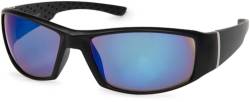 styleBREAKER Unisex Sport Sonnenbrille mit Polycarbonat Gläsern, Vollrand Outdoor Sportbrille mit Kunststoff Rahmen 09020048, Farbe:Gestell Schwarz/Glas Blau verspiegelt von styleBREAKER