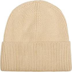 styleBREAKER Unisex Strickmütze mit Rippenmuster und breiter Krempe, Feinstrick Mütze doppelt gestrickt, Strick Beanie 04024190, Farbe:Beige von styleBREAKER