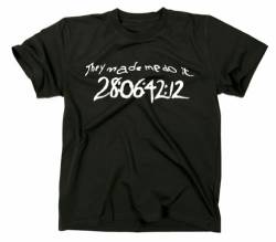 Donnie Darko They Made Me Do It T-Shirt, schwarz, XXL von styletex23