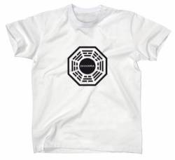 Lost Dharma Initiative Logo T-Shirt, Weiss, XXL von styletex23