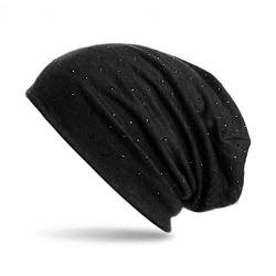 stylx Beanie Mütze mit Falten Muster, Slouch Longbeanie, Unisex (B14) von stylx