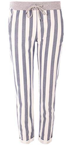 stylx Damen Jogginghose Sweatpants Größe 34-50 mit Print (J01, 34-36) von stylx