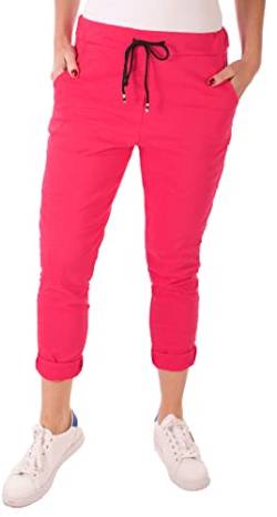 stylx Damen Jogginghose im Vintage Look Sweatpants für Freizeit Sport und Fitness (as3, Numeric, Numeric_40, Numeric_42, Regular, Regular, Fuchsia) von stylx