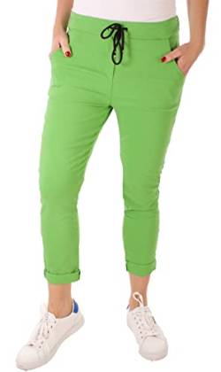stylx Damen Jogginghose im Vintage Look Sweatpants für Freizeit Sport und Fitness (as3, Numeric, Numeric_42, Numeric_44, Regular, Regular, grün) von stylx
