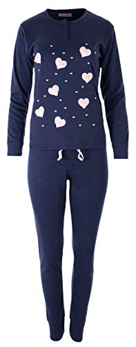 stylx Damen Pyjama Set Plaid Schlafanzug Langarm Kariertes Pyjama Set Nachtwäsche Weich Damen Lounge Sets (S04, 46/48) von stylx