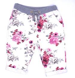 stylx Damen Shorts Capri Bermuda Boyfriend Kurze Sommerhose Sporthose Hot Pants (J03, 36/38) von stylx