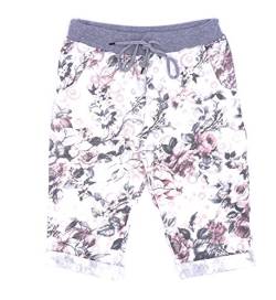 stylx Damen Shorts Capri Bermuda Boyfriend Kurze Sommerhose Sporthose Hot Pants (J13, 44/46) von stylx