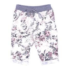 stylx Damen Shorts Capri Bermuda Boyfriend Kurze Sommerhose Sporthose Hot Pants (J13, 48/50) von stylx