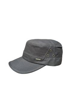 stylx Herren Damen Military Army Stil Cap aus Baumwolle verstellbare Sonnen Kappe für Wandern und Sport (DE/NL/SE/PL, Alphanumerisch, Einheitsgröße, dunkelgrau) von stylx