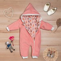 suebidou Fleeceoverall Wollfleece Overall mit Zwergenkapuze Wagenanzug Babyoverall von suebidou