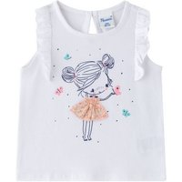 suebidou T-Shirt Sommershirt mit Mädchen Print und 3D Effekt Baby und Kleinkind von suebidou