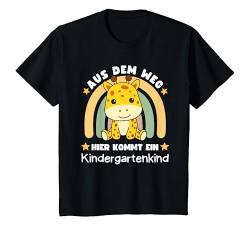 Kinder Aus Dem Weg Hier Kommt Ein Kindergartenkind Giraffe Kinder T-Shirt von süße Tier Kindergarten Motive jetzt entdecken