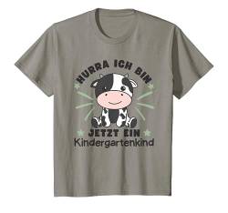 Kinder Hurra Ich Bin Jetzt Ein Kindergartenkind Kuh Kinder T-Shirt von süße Tier Kindergarten Motive jetzt entdecken