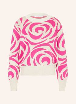 Summum Woman Pullover Mit Glitzergarn pink von summum woman