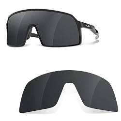 Kompatibel Ersatzgläser für Oakley Sutro S OO9462, Black von sunglasses restorer