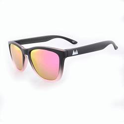 sunglasses restorer Isora Sonnenbrille für Damen und Herren, polarisierte Gläser (Farbverlauf, polarisierte rosa Gläser) von sunglasses restorer