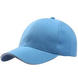 sunnymi Cap, Pure Farben Basecap Lässig Für Herren Damen Junge Mädchen Hüte Baby Hut Kappe Baseball Schick Freizeit und Sport Erreichte (Himmelblau, One Size) von sunnymi