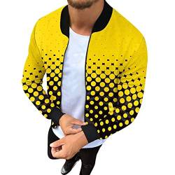 sutelang lurryly Herren Jacke Basic College Jacket, Thermojacke Knopf Blouson Herren Sommer Mit Kapuze Blumenmuster Sommer Jacken Damen Dünn Herren Übergangsjacke Bomberjacke College Jacke von sutelang lurryly