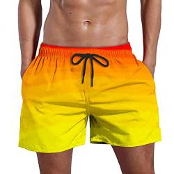 sutelang lurryly Modische und Bequeme Herren-Strandhose mit Farbverlauf Totenkopf Hose von sutelang lurryly