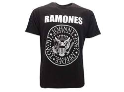 t-shirteria T-Shirt, schwarz, Ramones, Original-Shirt, XS, S, M, L, XL, Schwarz XXL von t-shirteria