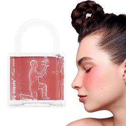 Wangen-Rouge-Palette,Matte Gesichtspalette - Anti-Schmier-Gesichtspalette mit Schlossform-Vorschlagsszenenmuster, wasserfest für exquisites Make-up Tacery von tacery