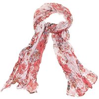 Tamaris Schal Tamaris Scarf, (Set, 1-St. 1-teilig), Damen Schal Blumenlook von tamaris